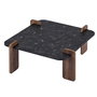 Nordure Mesa de Café Marais - Lotus, Venezia Walnut
